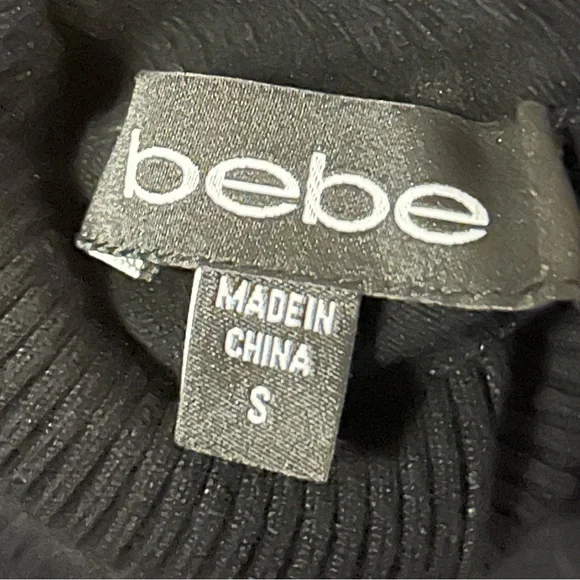 Bebe Y2K mcbling mock neck sweater - Picture 4 of 6